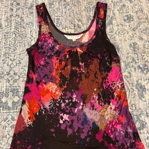 Women’s Trina Turk Viscose Multicolor tank top size S - Picture 1 of 5